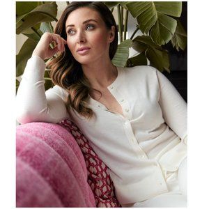 Sophie Grace Merino Cashmere Fiona Cardigan - Small